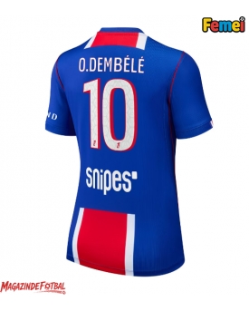 Paris Saint-Germain Ousmane Dembele #10 Tricou Fotbal Replică 2026-27 Femei Acasa Paris Saint-Germain Ousmane Dembele #10 Tricou Fotbal Replică 2026-27 Femei Acasa